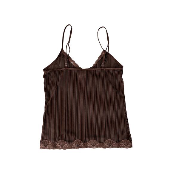 Rampage brown lace cami tank top - size small - Picture 2 of 6